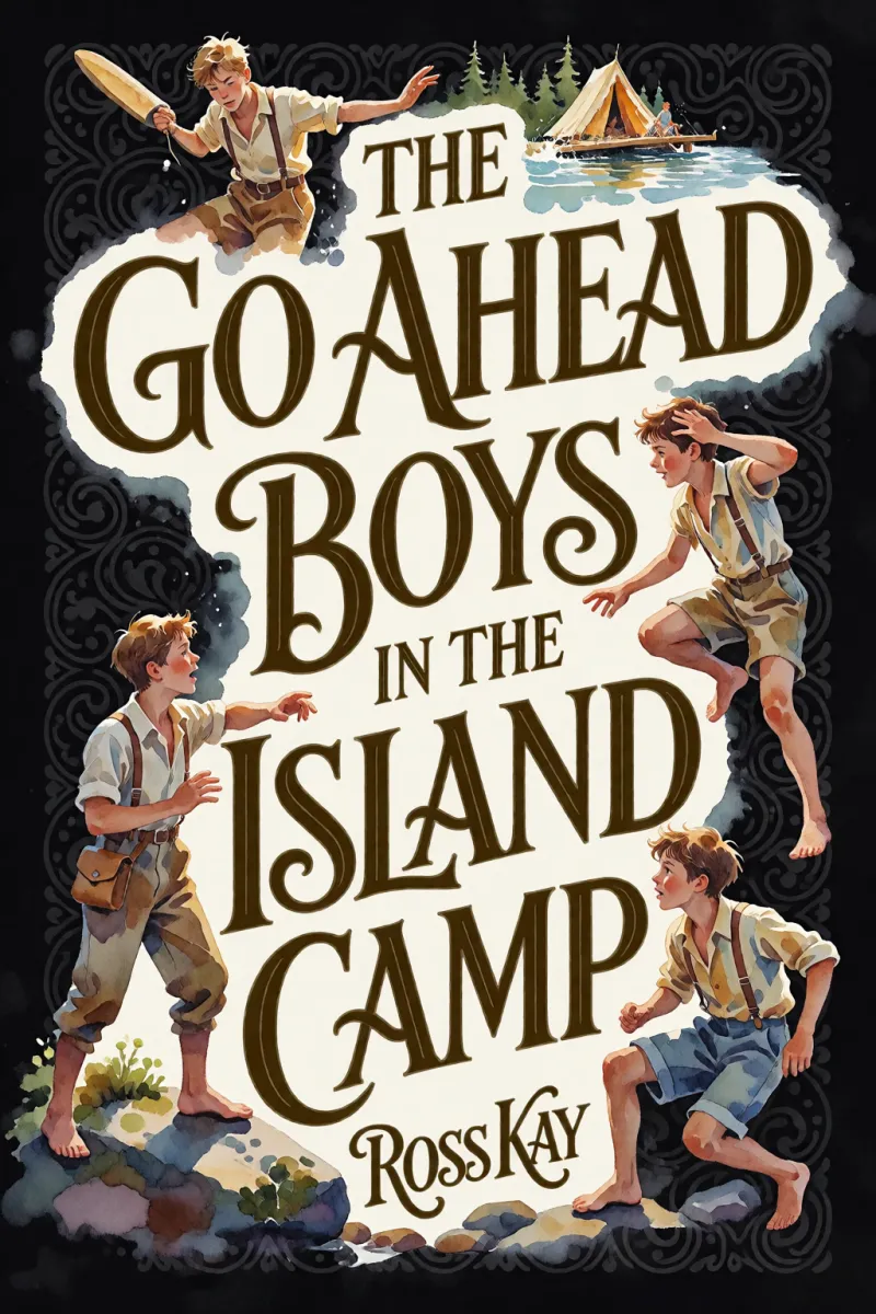 Cover of The Go Ahead Boys in the Island Camp by Ross Kay