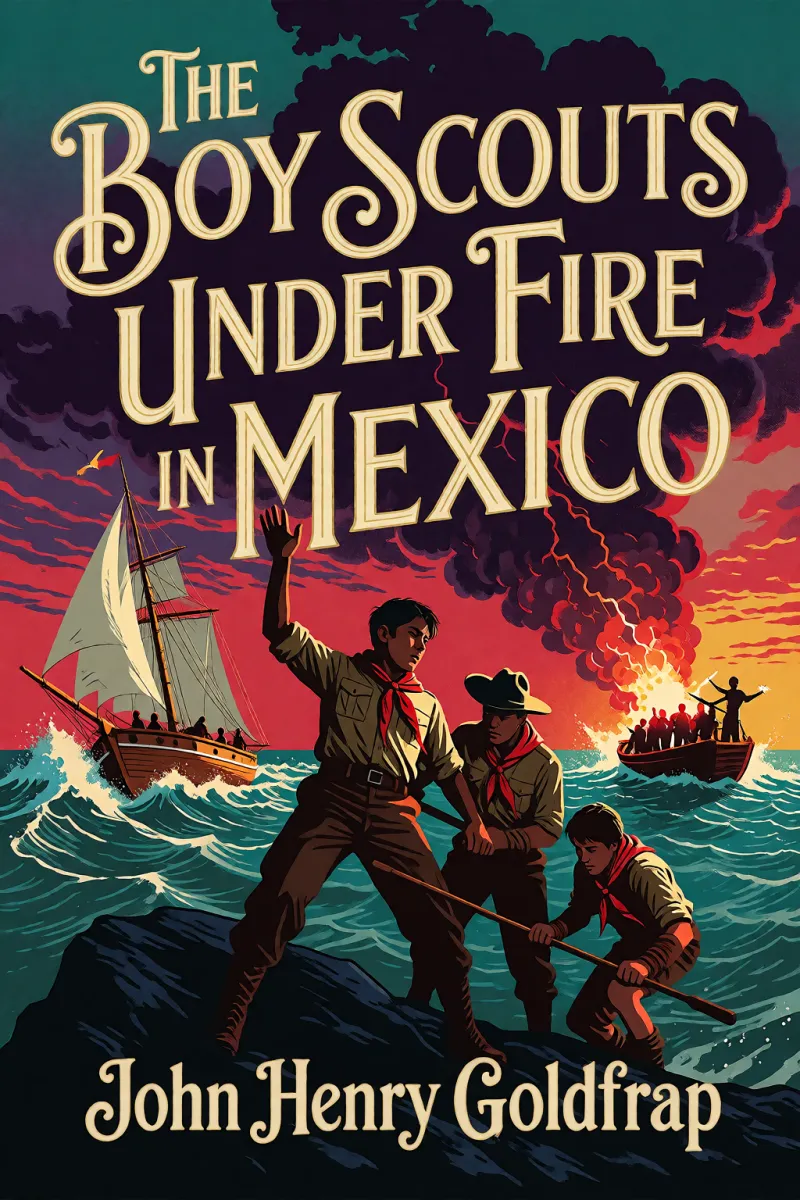 Cover of The Boy Scouts Under Fire in Mexico by John Henry Goldfrap