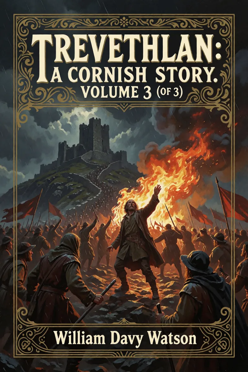 Cover of Trevethlan: A Cornish Story. Volume 3 (of 3) by William Davy Watson