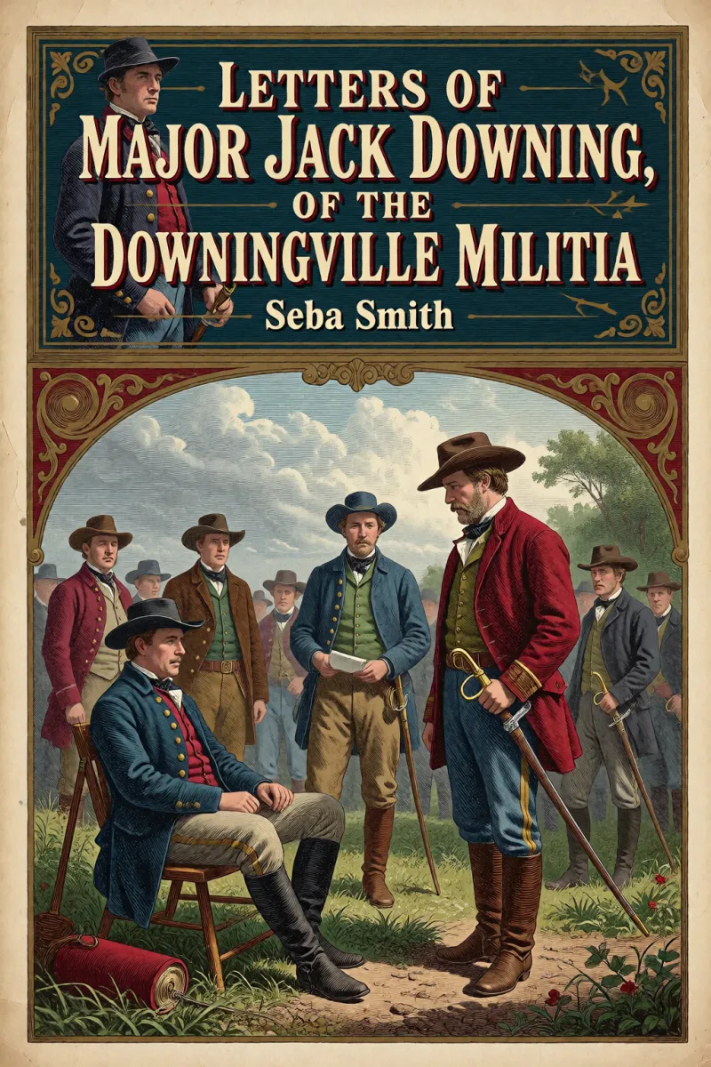 Cover of Letters of Major Jack Downing, of the Downingville Militia by Seba Smith
