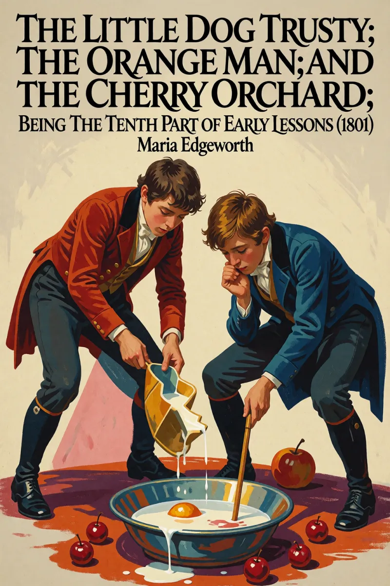 Cover of The Little Dog Trusty; The Orange Man; and the Cherry Orchard; Being the Tenth Part of Early Lessons (1801) by Maria Edgeworth