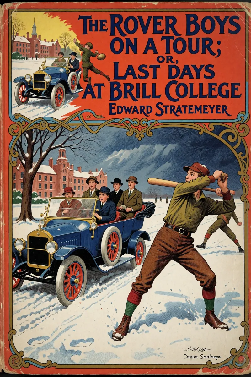 Cover of The Rover Boys on a Tour; or, Last Days at Brill College by Edward Stratemeyer