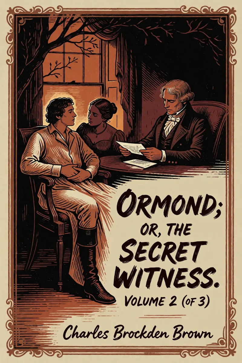 Cover of Ormond; Or, The Secret Witness. Volume 2 (of 3) by Charles Brockden Brown