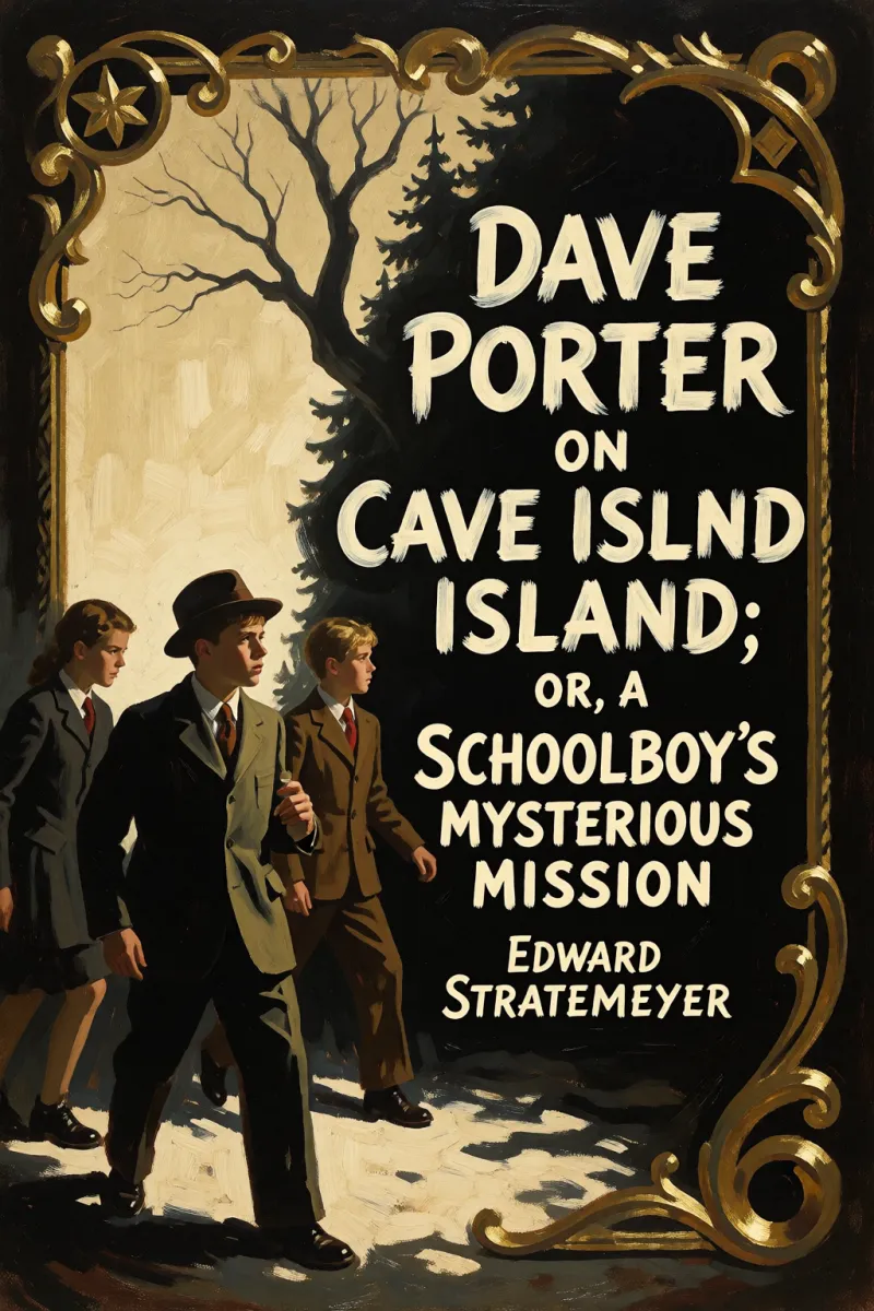 Cover of Dave Porter on Cave Island; Or, A Schoolboy's Mysterious Mission by Edward Stratemeyer