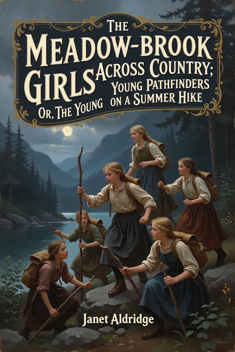 Cover of The Meadow-Brook Girls Across Country; Or, The Young Pathfinders on a Summer Hike by Janet Aldridge