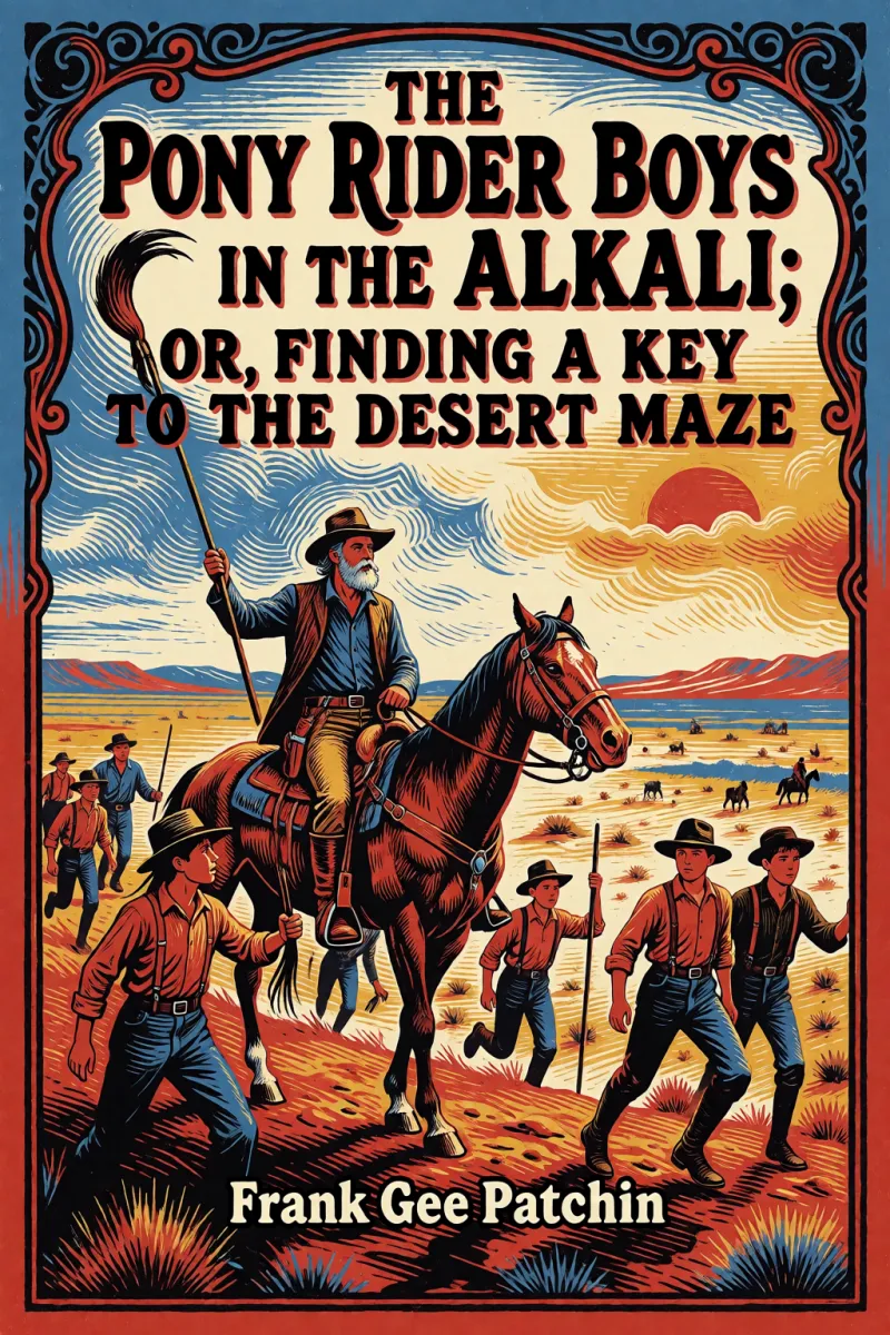 Cover of The Pony Rider Boys in the Alkali; Or, Finding a Key to the Desert Maze by Frank Gee Patchin