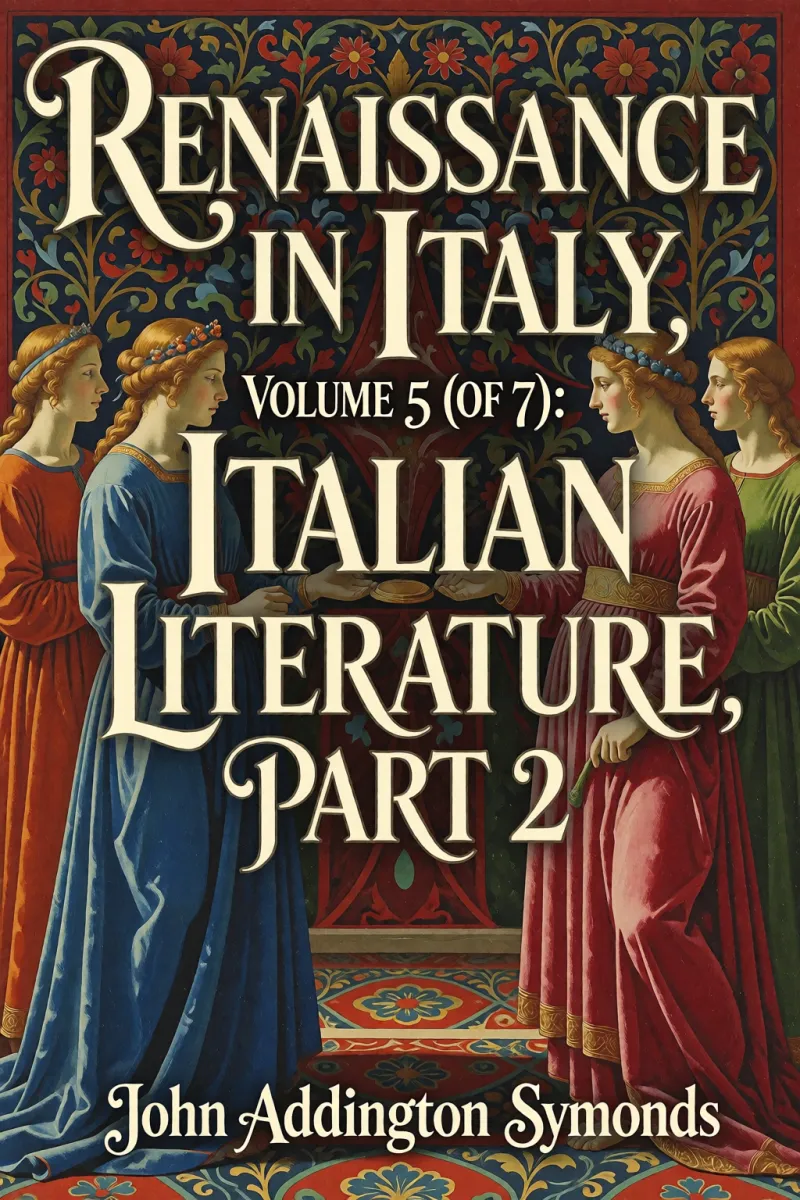 Cover of Renaissance in Italy, Volume 5 (of 7): Italian Literature, Part 2 by John Addington Symonds