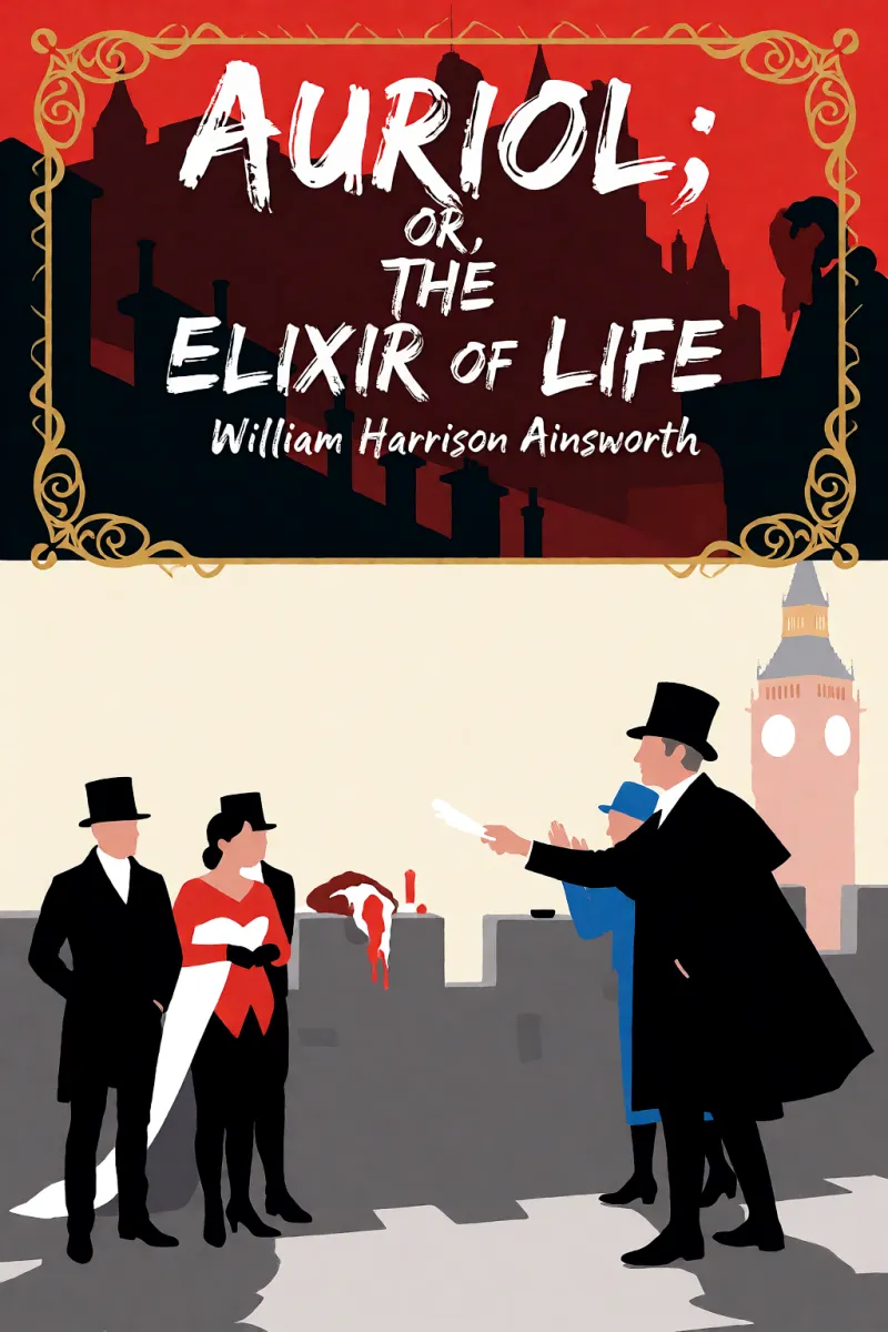 Cover of Auriol; or, The Elixir of Life by William Harrison Ainsworth