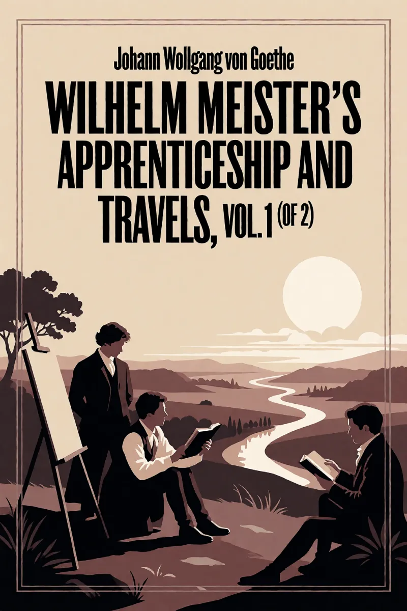 Cover of Wilhelm Meister's apprenticeship and travels, vol. 1 (of 2) by Johann Wolfgang von Goethe