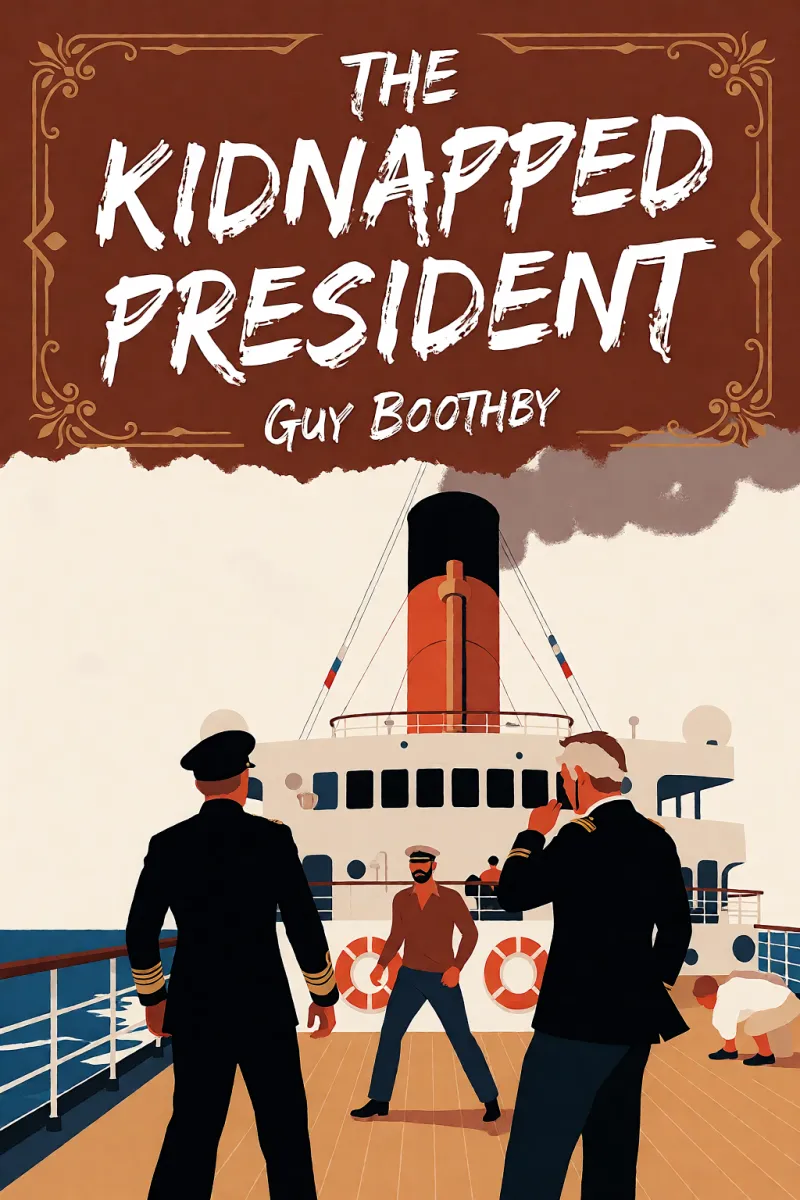 Cover of The Kidnapped President by Guy Boothby