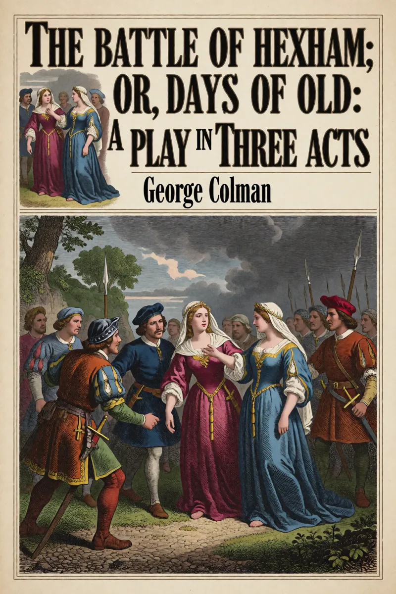 Cover of The Battle of Hexham; or, Days of Old: a play in three acts by George Colman