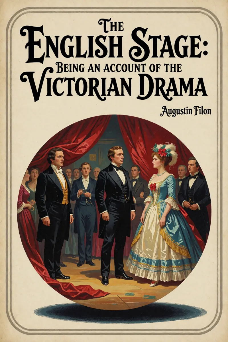 Cover of The English Stage: Being an Account of the Victorian Drama by Augustin Filon