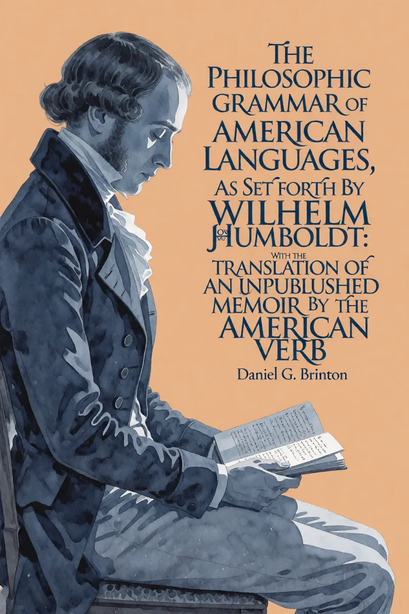 Cover of The Philosophic Grammar of American Languages, as Set Forth by Wilhelm von Humboldt: With the Translation of an Unpublished Memoir by Him on the American Verb by Daniel G. Brinton