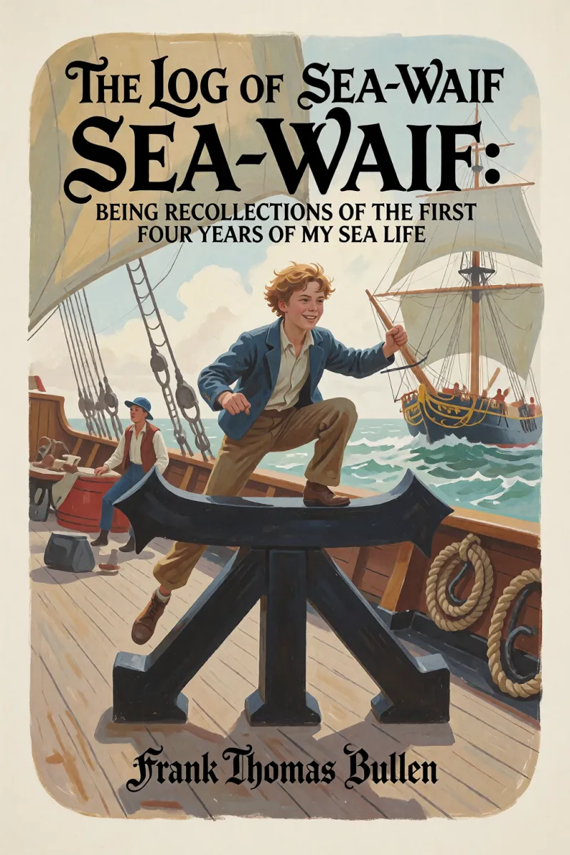 Cover of The Log of a Sea-Waif: Being Recollections of the First Four Years of My Sea Life by Frank Thomas Bullen