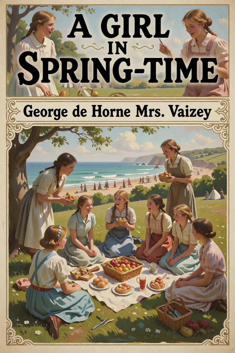 Cover of A Girl in Spring-Time by George de Horne Mrs. Vaizey