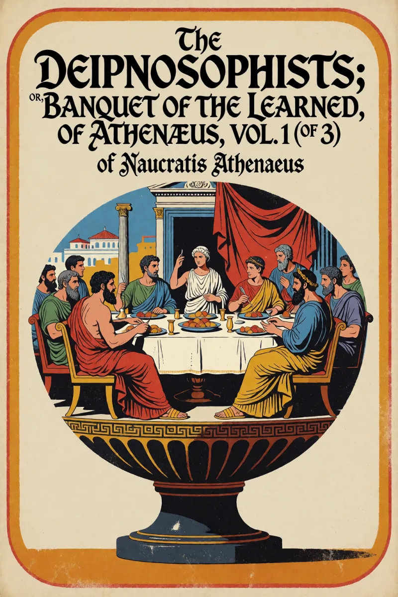 Cover of The Deipnosophists; or, Banquet of the Learned of Athenæus, Vol. 1 (of 3) by of Naucratis Athenaeus