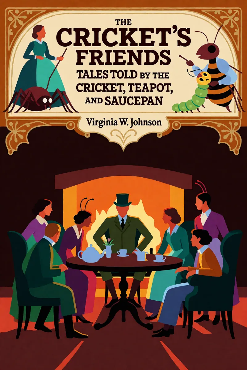 Cover of The Cricket's Friends: Tales Told by the Cricket, Teapot, and Saucepan by Virginia W. Johnson