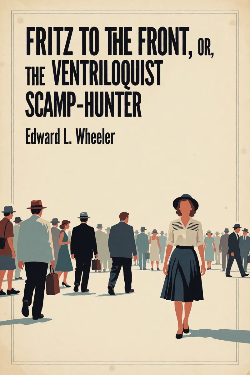Cover of Fritz to the Front, or, the Ventriloquist Scamp-Hunter by Edward L. Wheeler