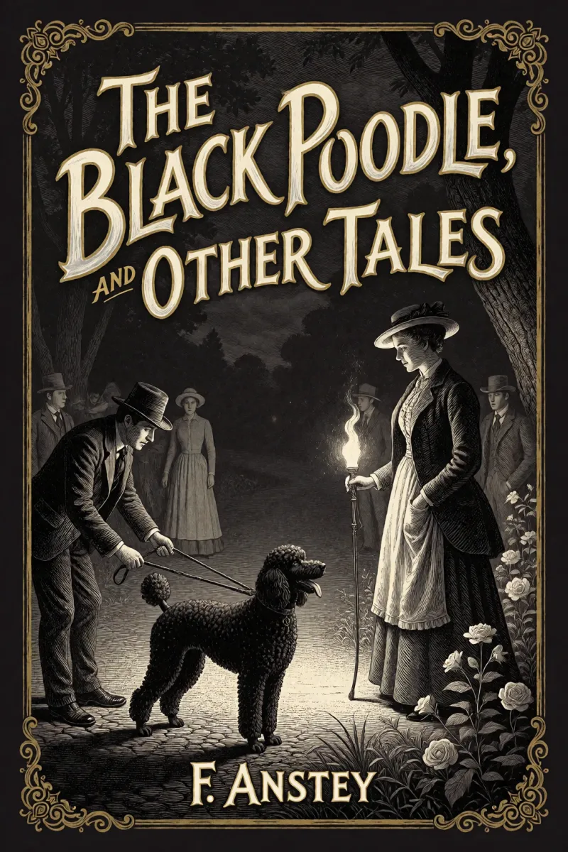 Cover of The Black Poodle, and Other Tales by F. Anstey