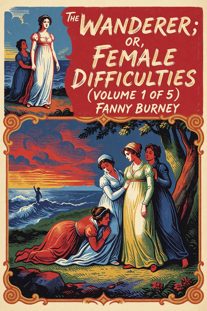 Cover of The Wanderer; or, Female Difficulties (Volume 1 of 5) by Fanny Burney