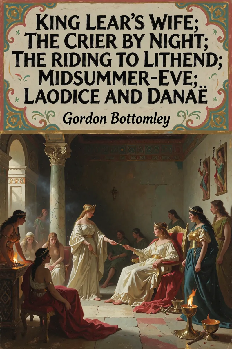 Cover of King Lear's Wife; The Crier by Night; The Riding to Lithend; Midsummer-Eve; Laodice and Danaë by Gordon Bottomley