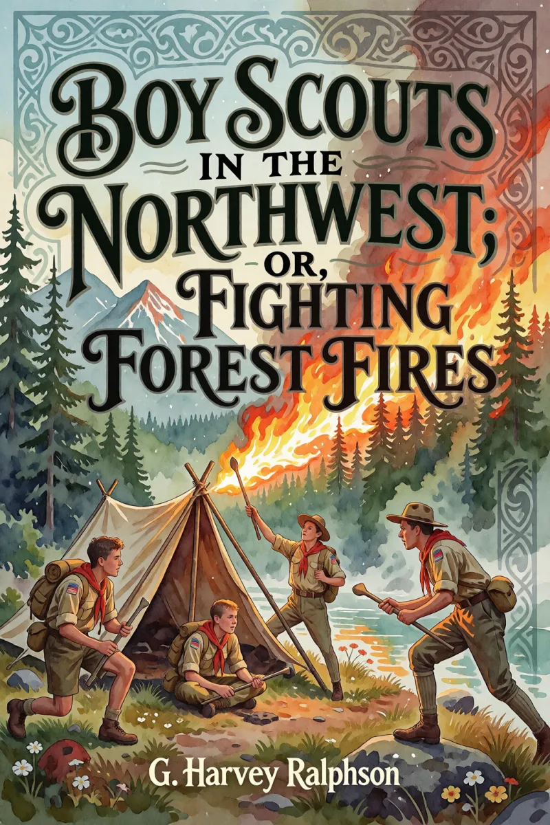 Cover of Boy Scouts in the Northwest; Or, Fighting Forest Fires by G. Harvey Ralphson