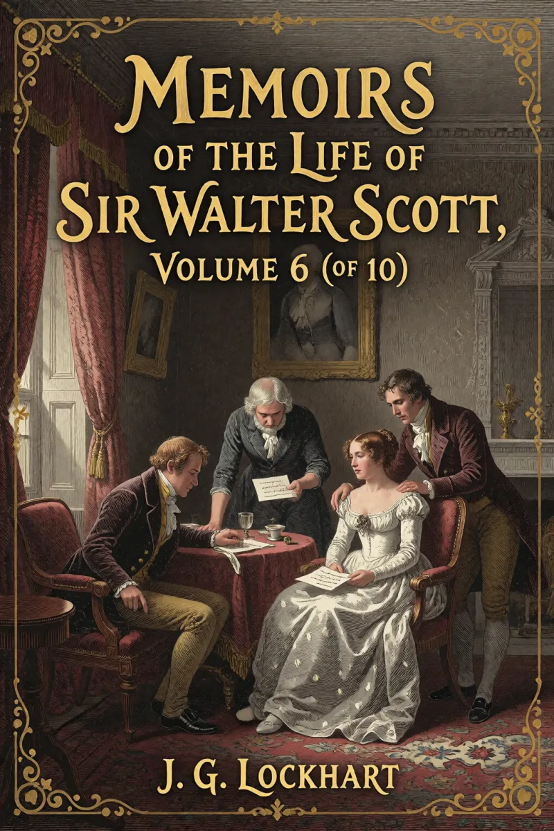 Cover of Memoirs of the Life of Sir Walter Scott, Volume 6 (of 10) by J. G. Lockhart