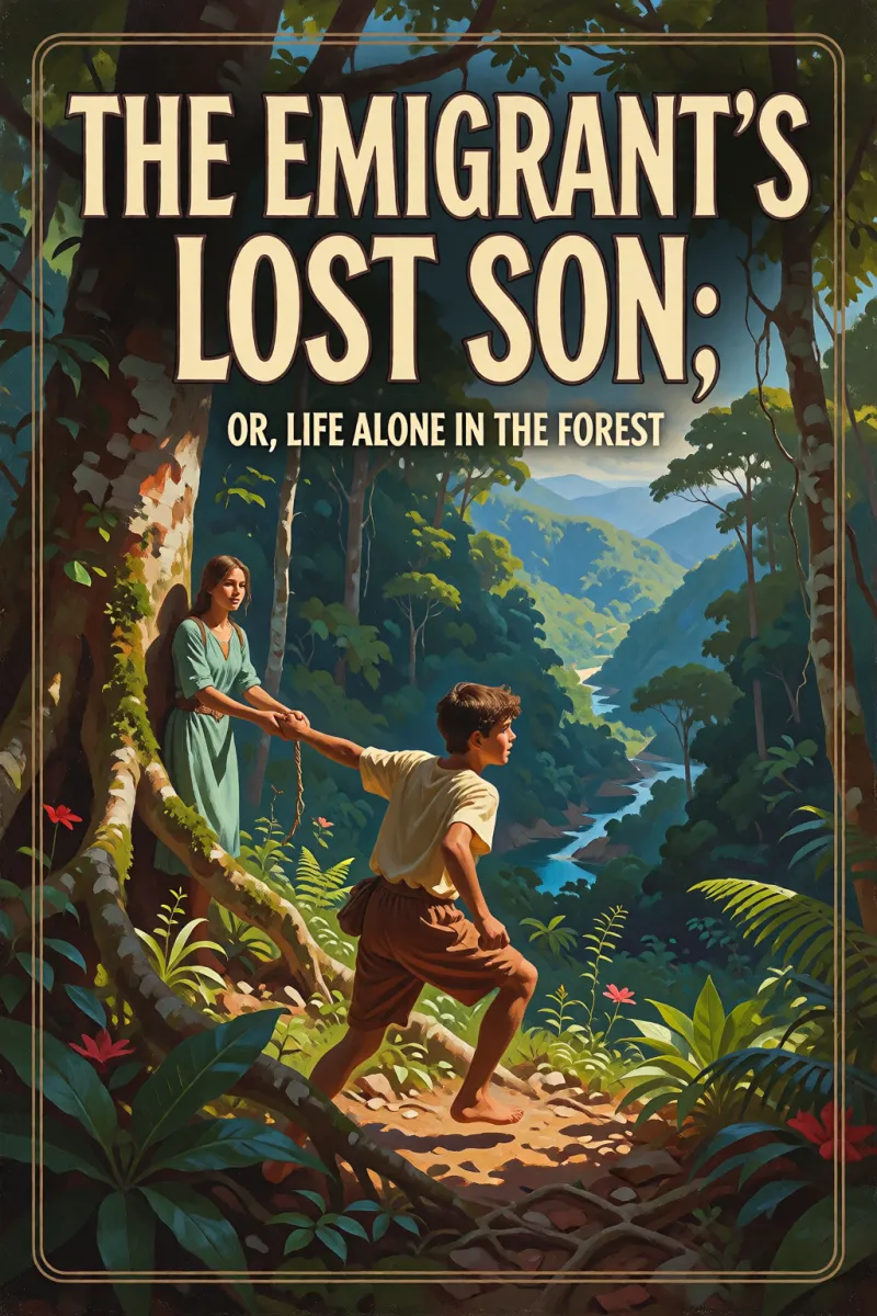 Cover of The Emigrant's Lost Son; or, Life Alone in the Forest by Anonymous