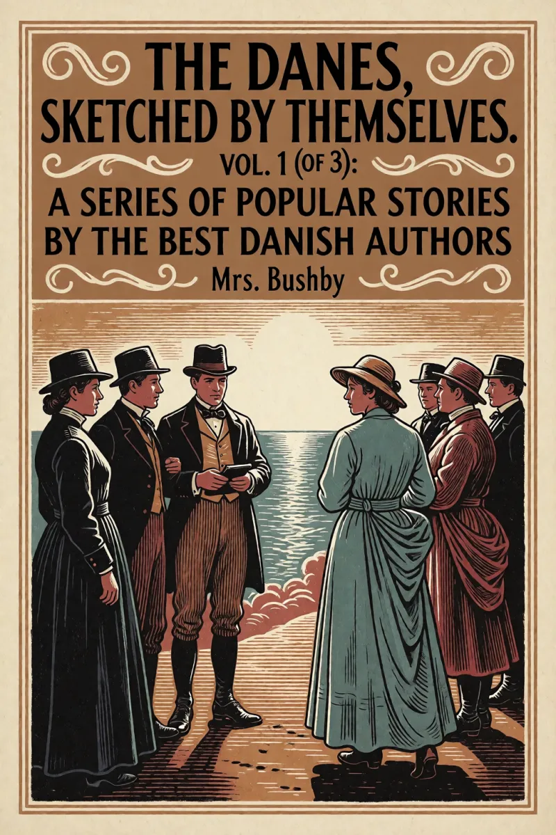 Cover of The Danes, Sketched by Themselves. Vol. 1 (of 3): A Series of Popular Stories by the Best Danish Authors by Mrs. Bushby
