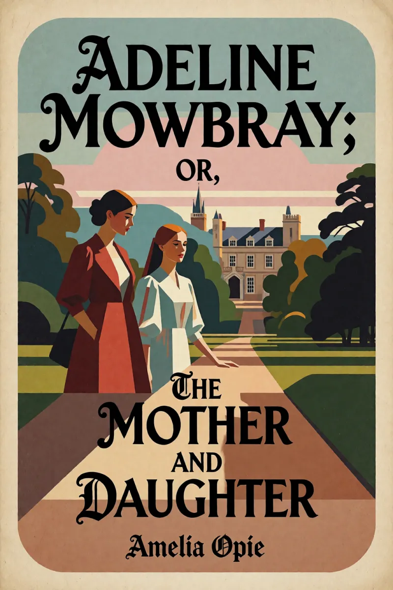 Cover of Adeline Mowbray; or, The Mother and Daughter by Amelia Opie
