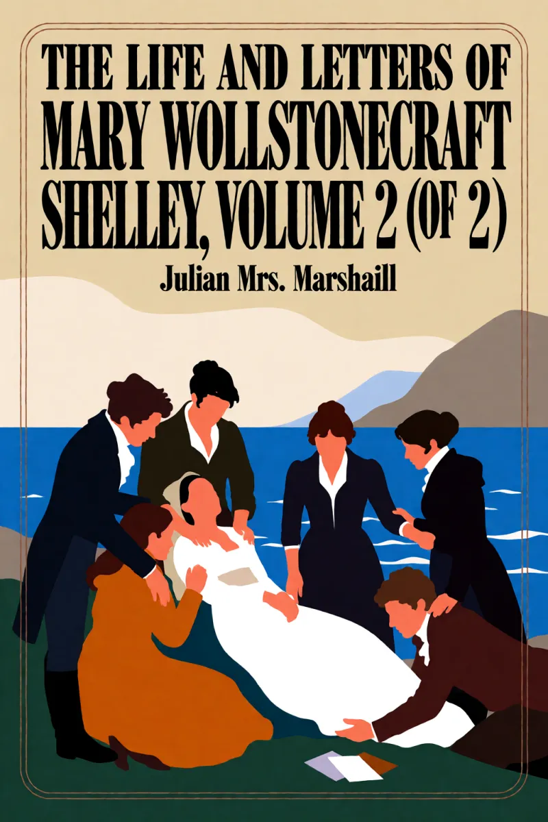 Cover of The Life and Letters of Mary Wollstonecraft Shelley, Volume 2 (of 2) by Julian Mrs. Marshall