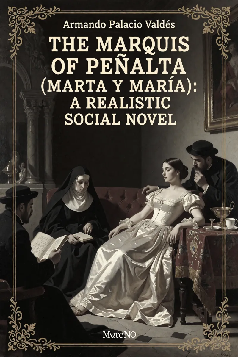 Cover of The Marquis of Peñalta (Marta y María): A Realistic Social Novel by Armando Palacio Valdés
