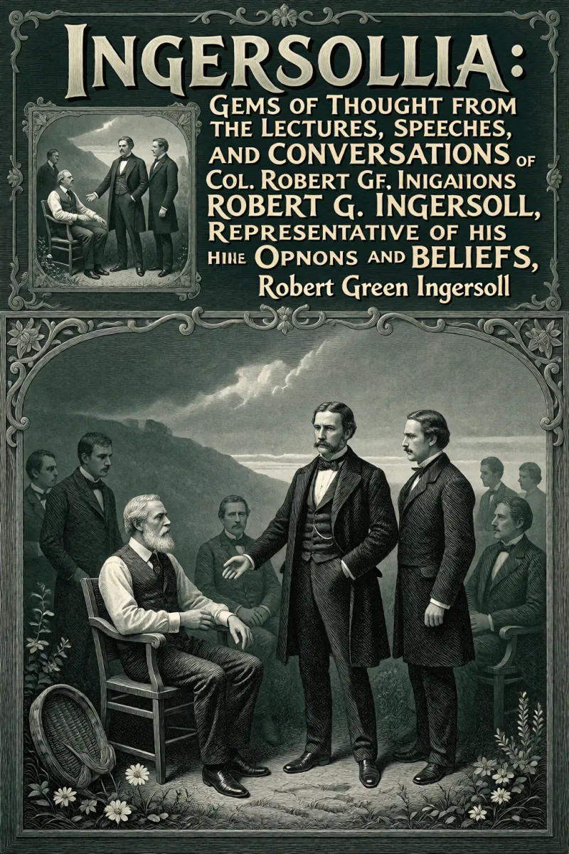 Cover of Ingersollia: Gems of Thought from the Lectures, Speeches, and Conversations of Col. Robert G. Ingersoll, Representative of His Opinions and Beliefs by Robert Green Ingersoll
