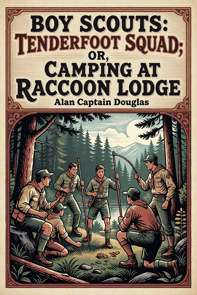 Cover of Boy Scouts: Tenderfoot Squad; or, Camping at Raccoon Lodge by Alan Captain Douglas