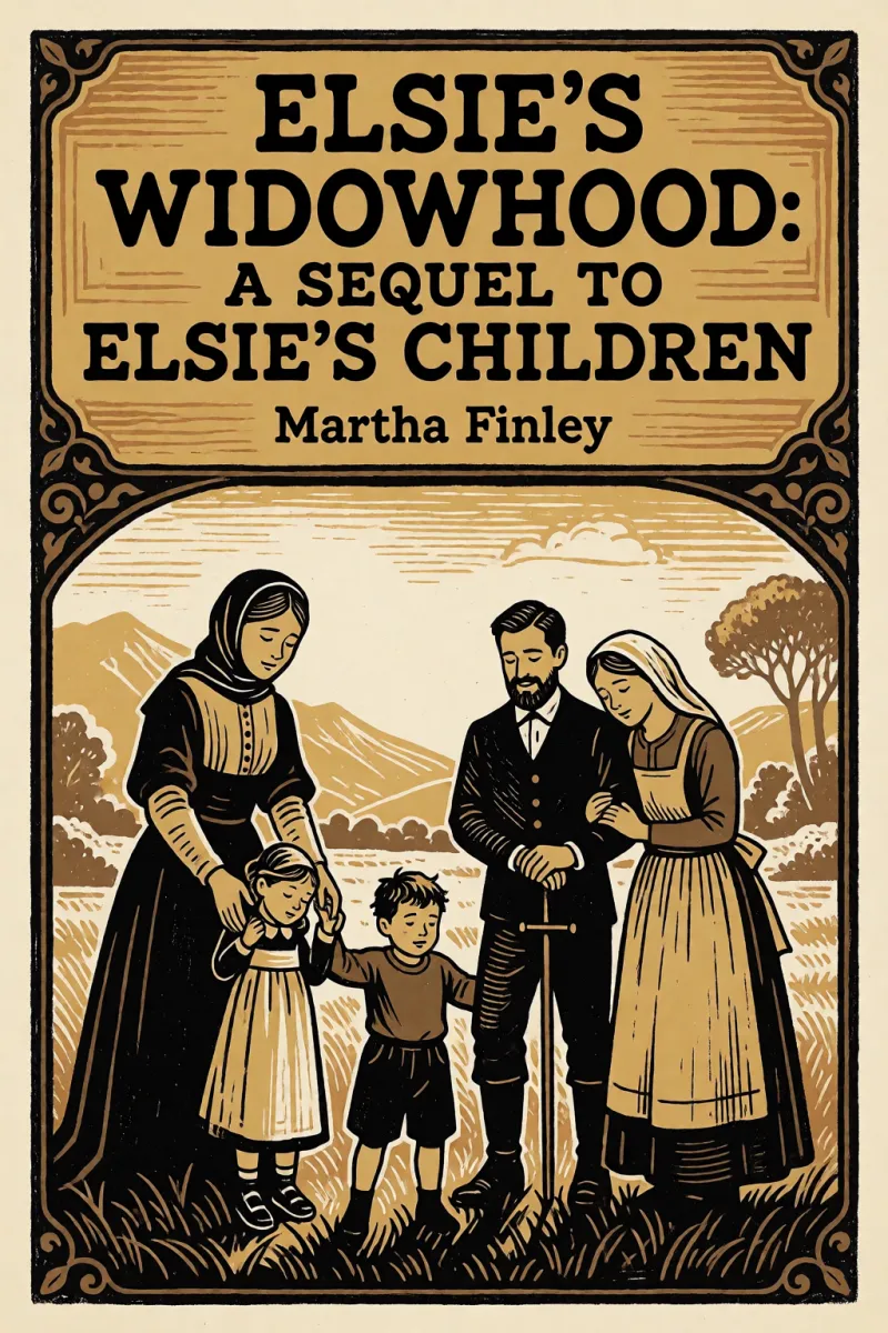 Cover of Elsie's Widowhood: A Sequel to Elsie's Children by Martha Finley