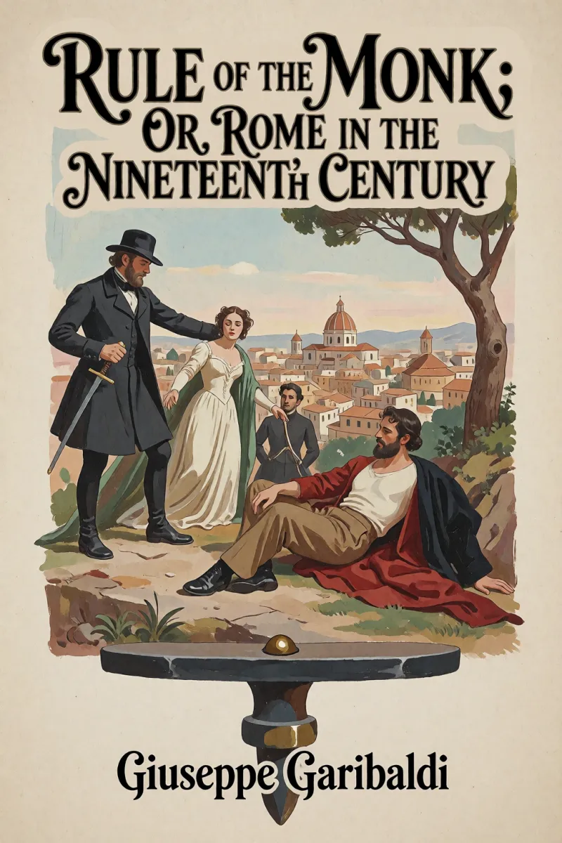 Cover of Rule of the Monk; Or, Rome in the Nineteenth Century by Giuseppe Garibaldi