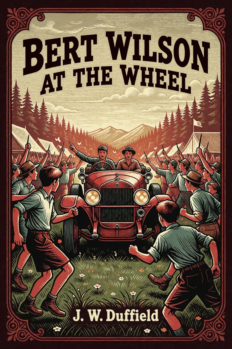 Cover of Bert Wilson at the Wheel by J. W. Duffield