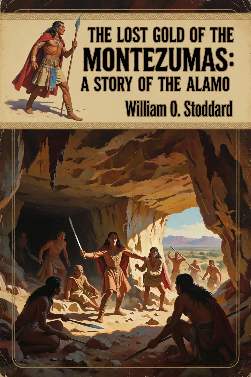 Cover of The Lost Gold of the Montezumas: A Story of the Alamo by William O. Stoddard