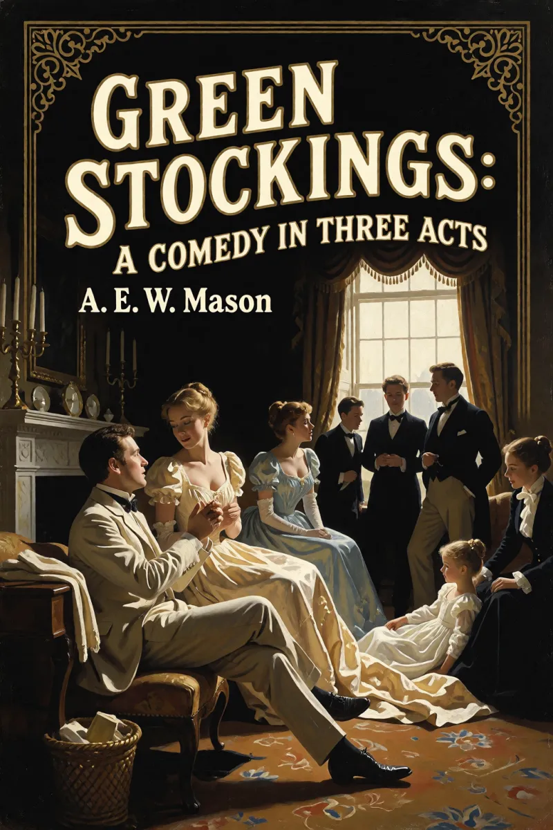 Cover of Green Stockings: A Comedy in Three Acts by A. E. W. Mason