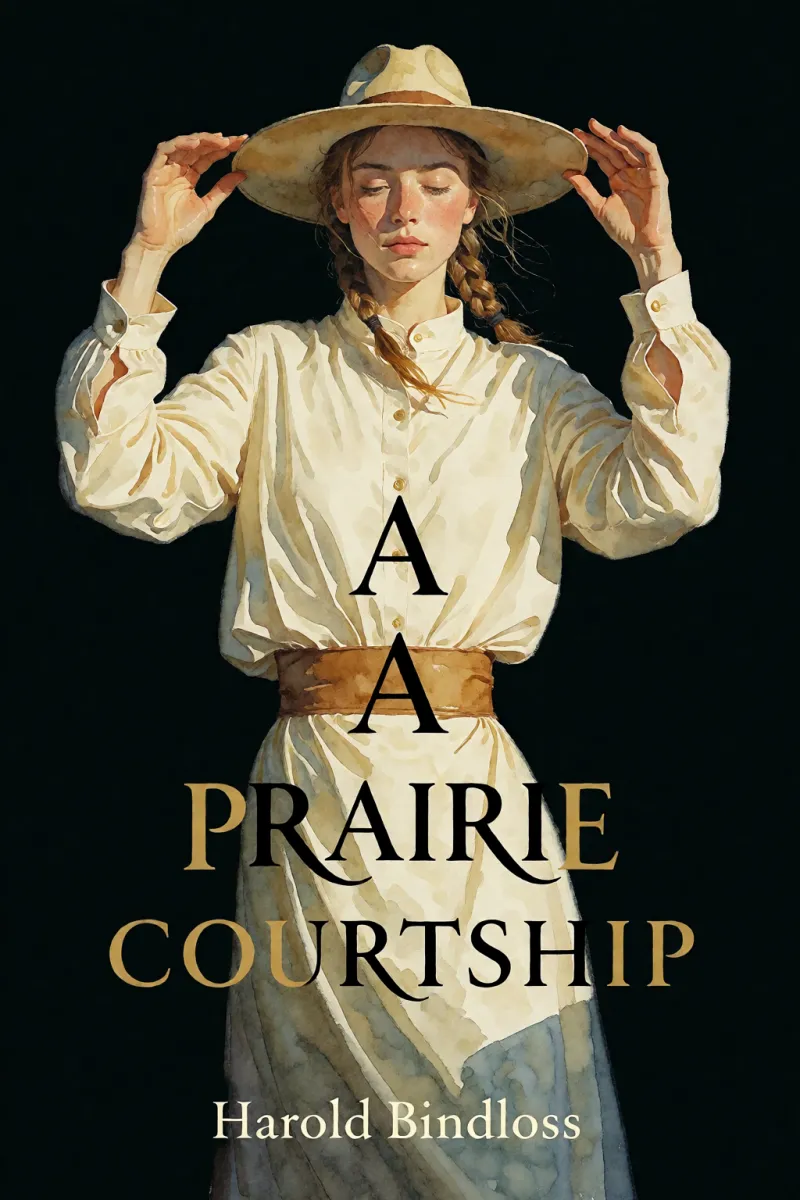 Cover of A Prairie Courtship by Harold Bindloss