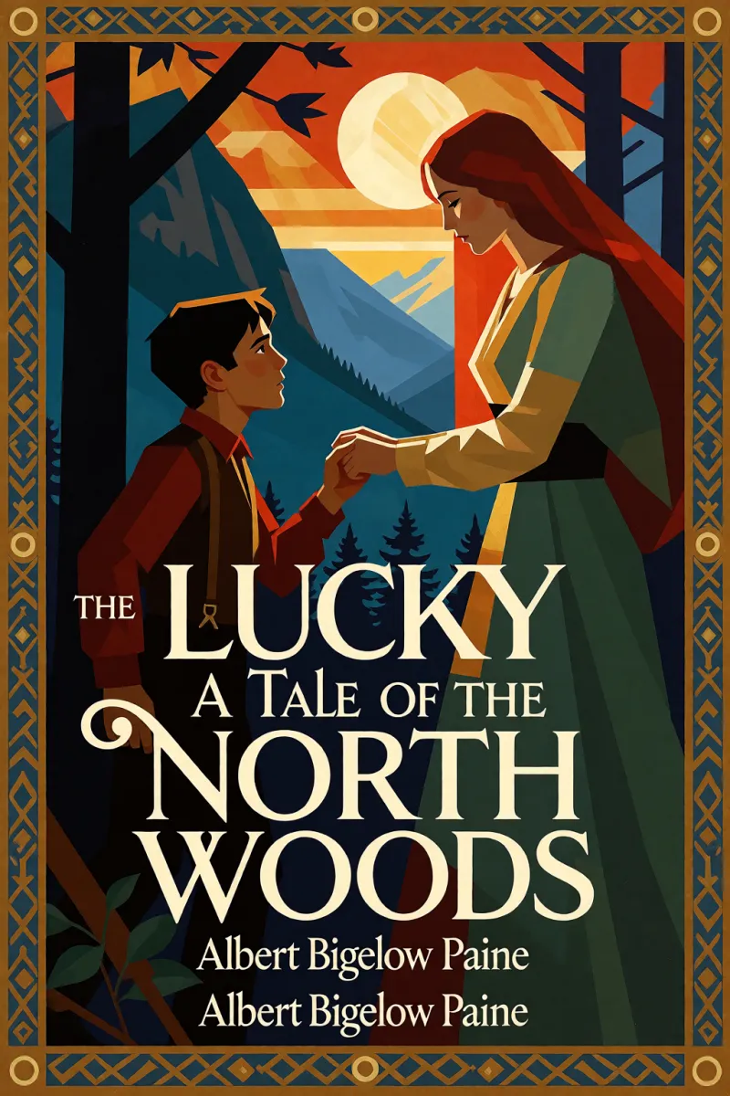 Cover of The Lucky Piece: A Tale of the North Woods by Albert Bigelow Paine