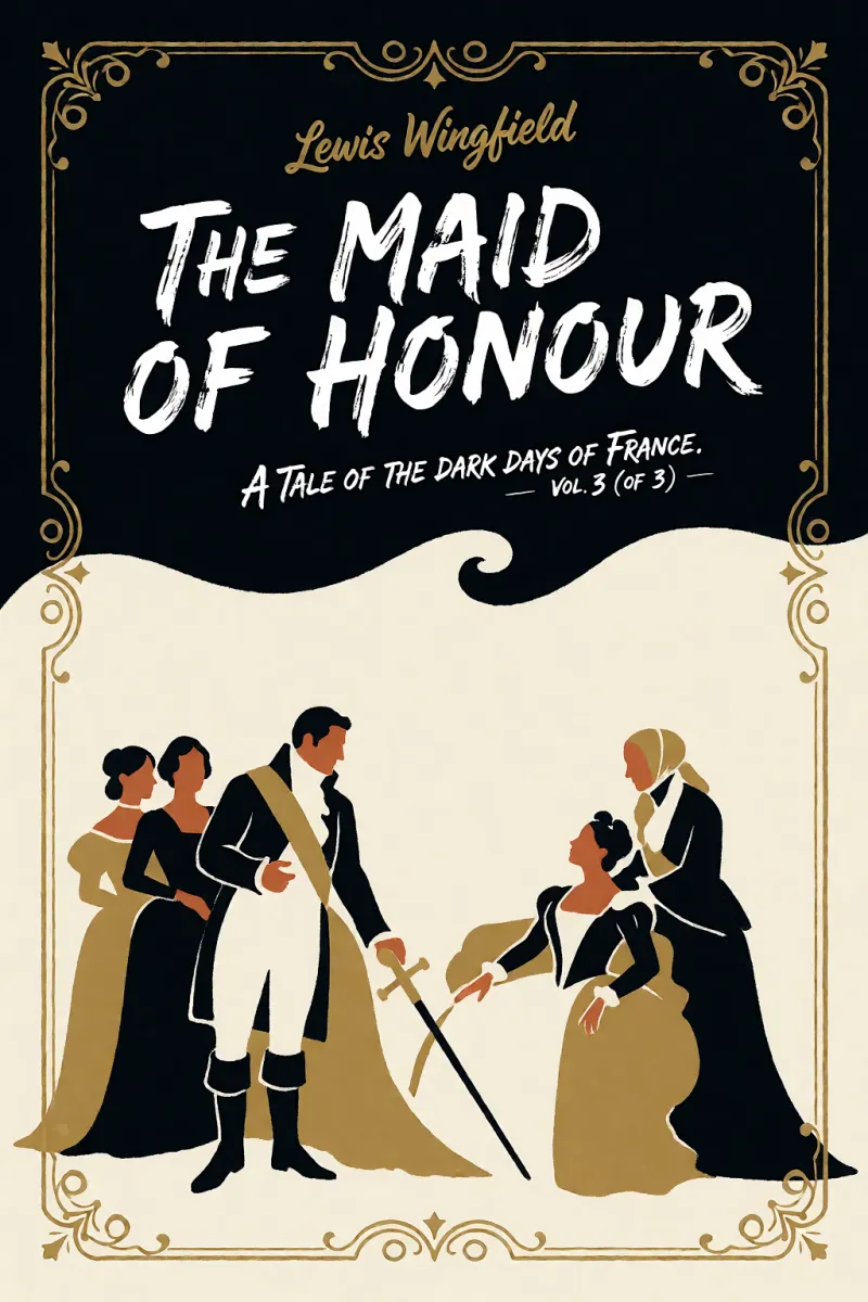 Cover of The Maid of Honour: A Tale of the Dark Days of France. Vol. 3 (of 3) by Lewis Wingfield
