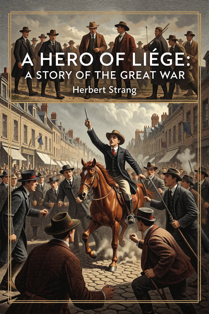 Cover of A Hero of Liége: A Story of the Great War by Herbert Strang