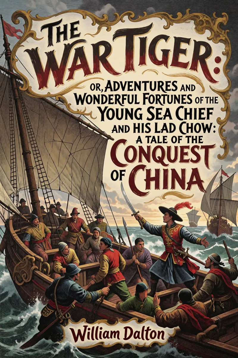 Cover of The War Tiger: Or, Adventures and Wonderful Fortunes of the Young Sea Chief and His Lad Chow: A Tale of the Conquest of China by William Dalton