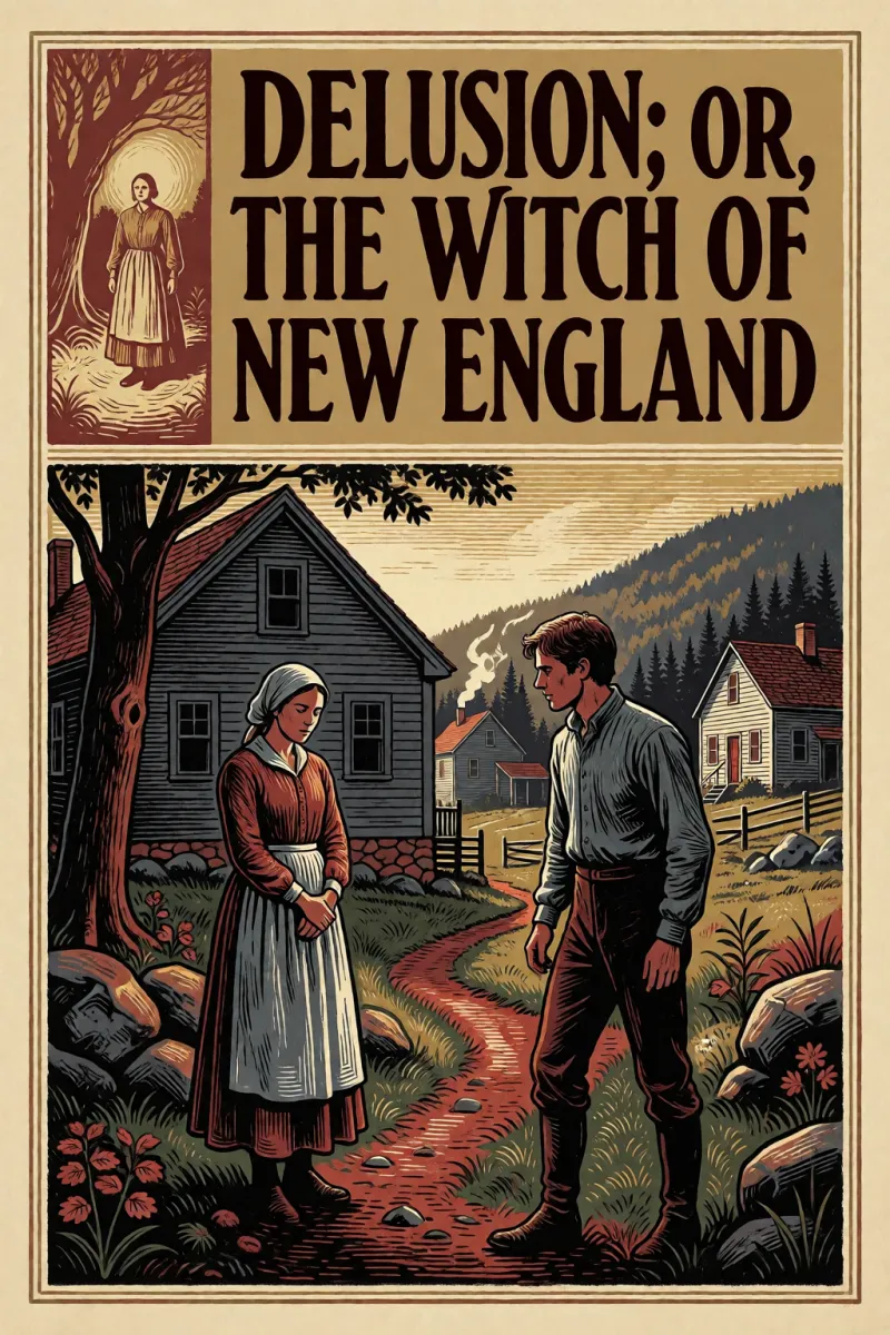 Cover of Delusion; or, The Witch of New England by Eliza Buckminster Lee