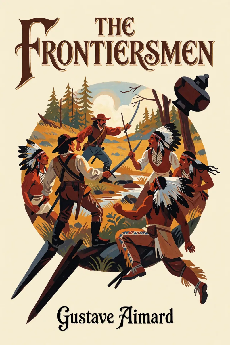 Cover of The frontiersmen by Gustave Aimard