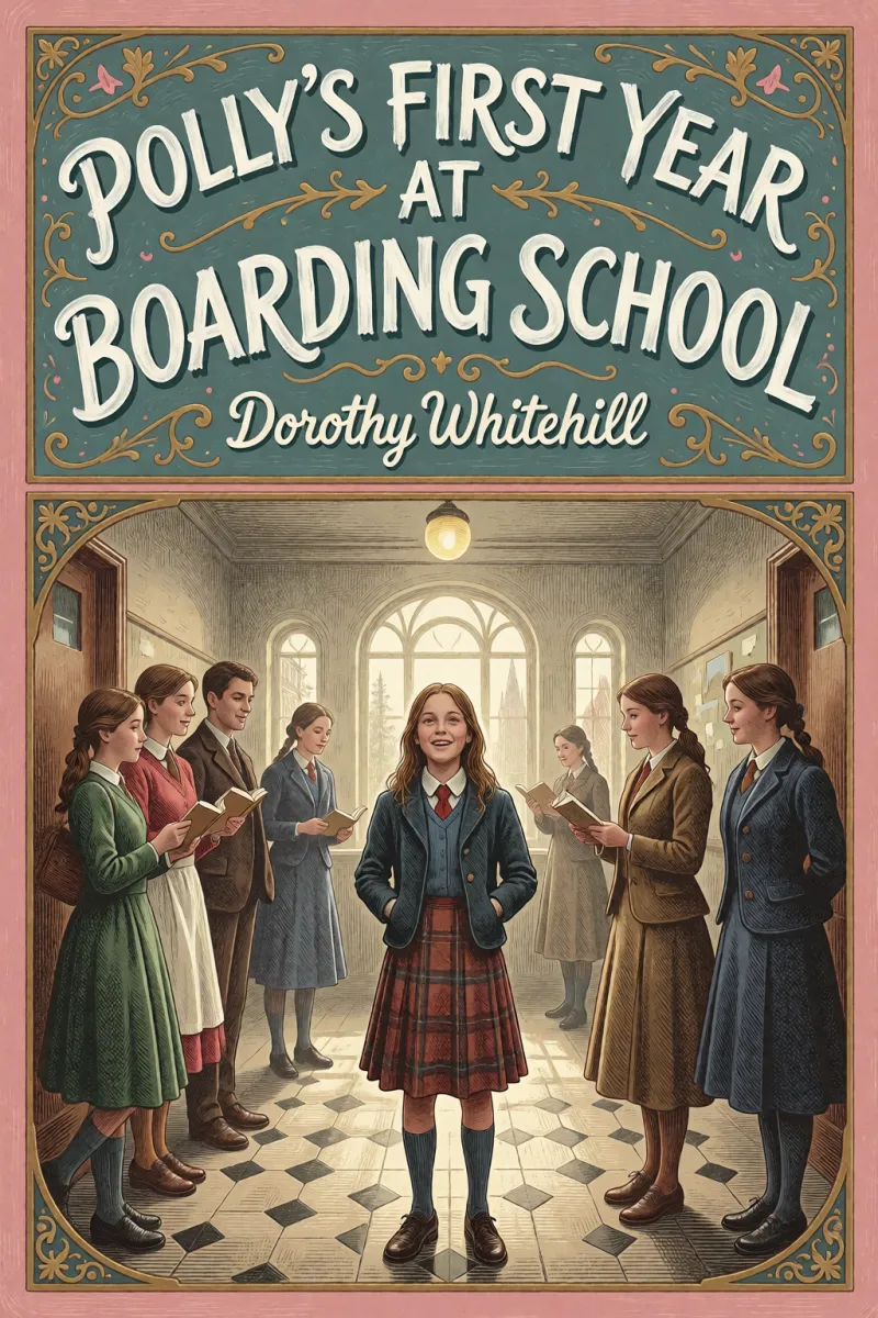 Cover of Polly's first year at boarding school by Dorothy Whitehill