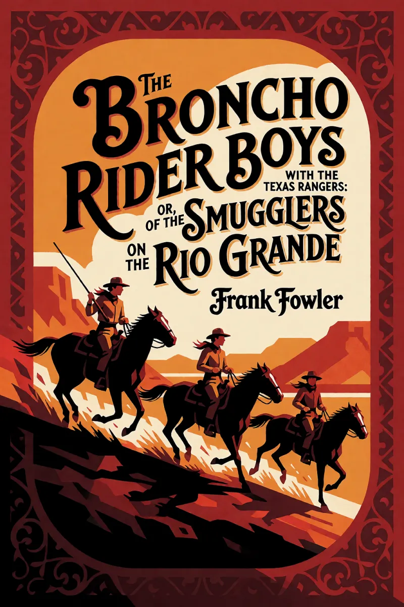 Cover of The Broncho Rider Boys with the Texas Rangers: Or, The Capture of the Smugglers on the Rio Grande by Frank Fowler