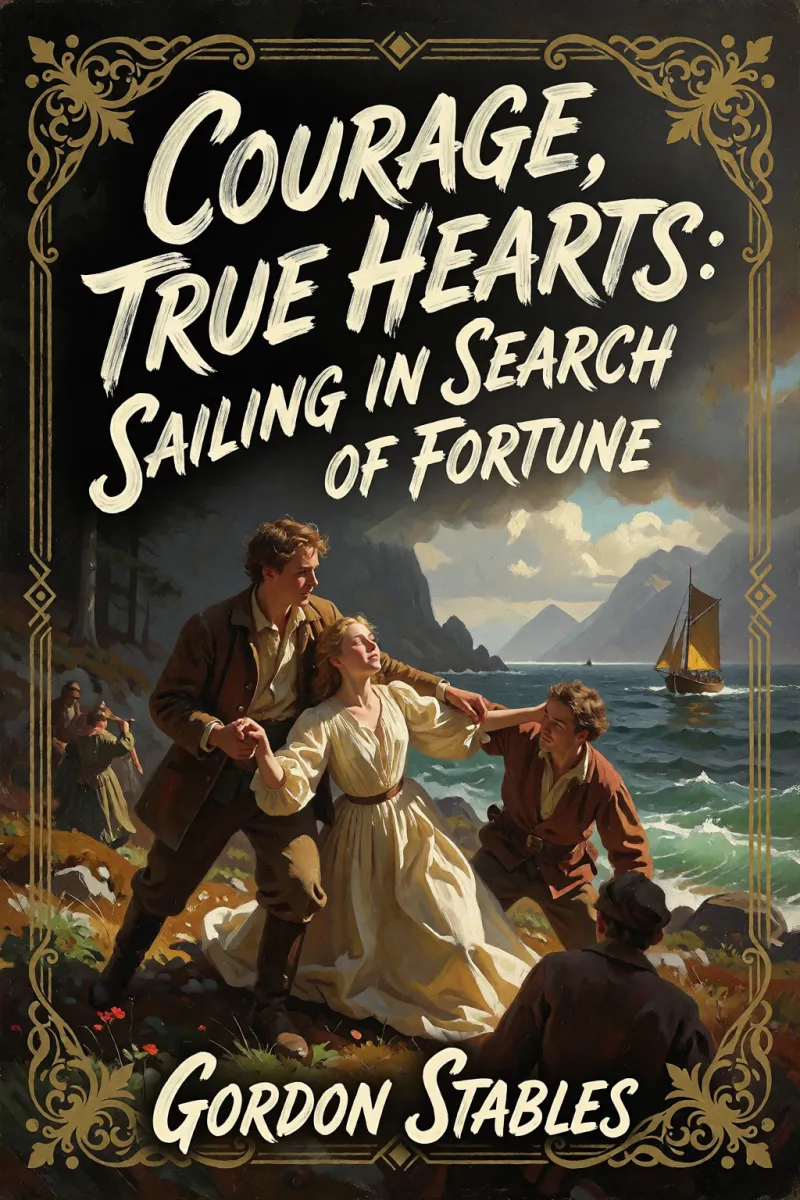 Cover of Courage, True Hearts: Sailing in Search of Fortune by Gordon Stables