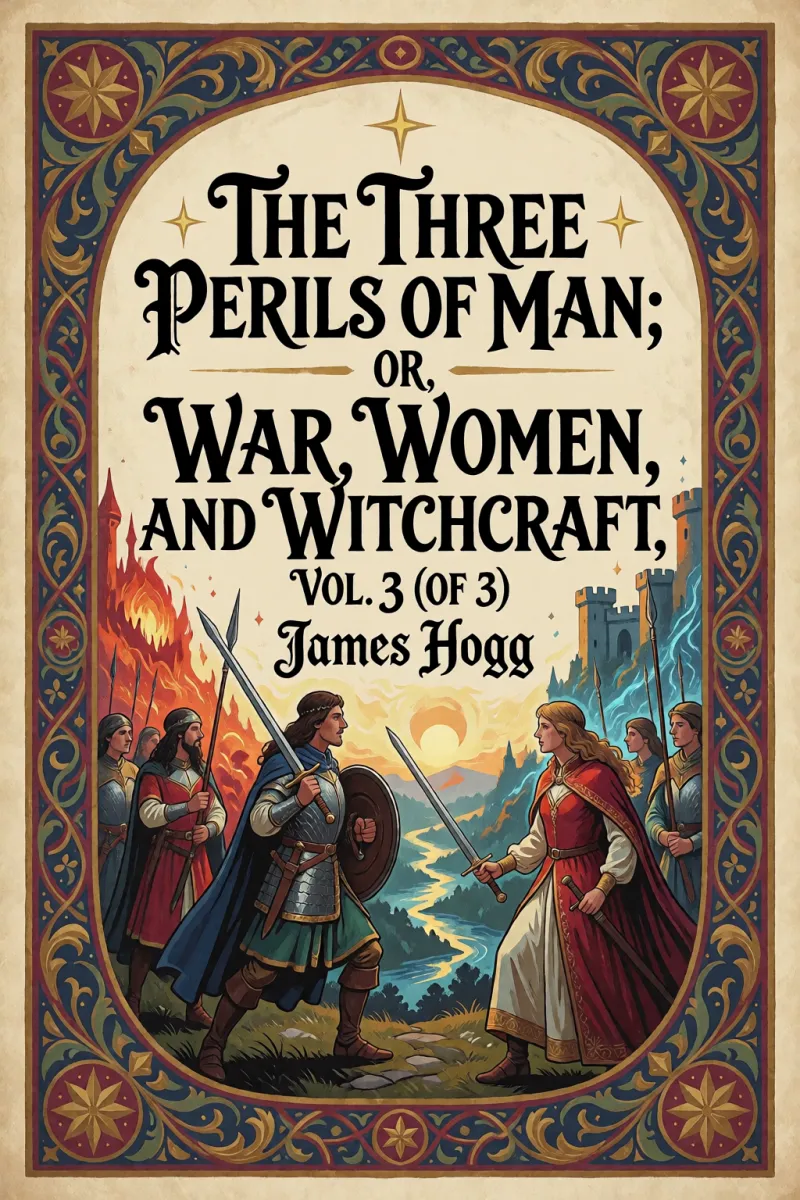 Cover of The Three Perils of Man; or, War, Women, and Witchcraft, Vol. 3 (of 3) by James Hogg